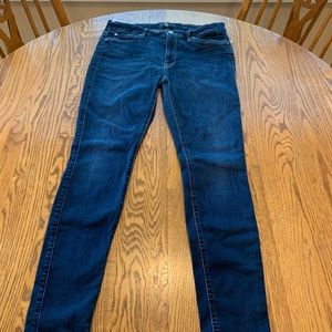 7 for all Mankind High Waist Skinny Ankle Jeans 32/30